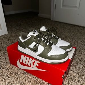 Nike olive women’s dunks